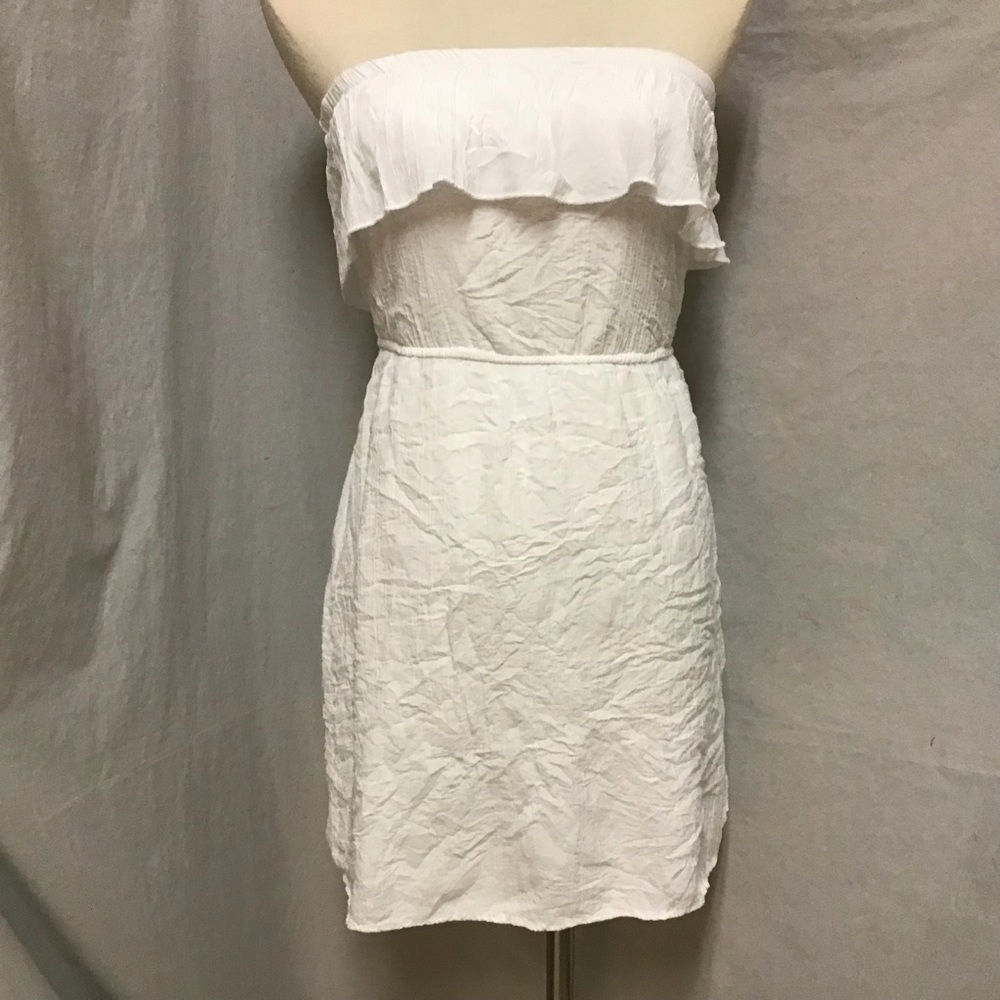 Gauzy Strapless Mini